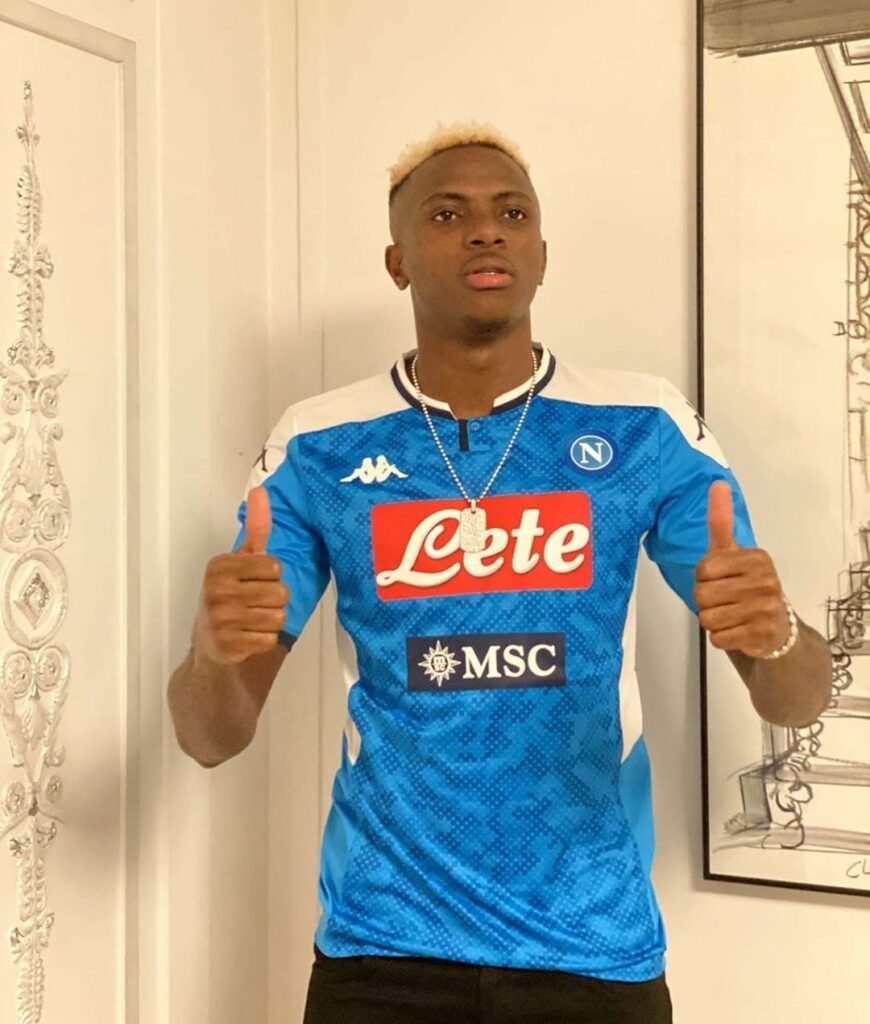 Nigerian Striker, Victor Osimhen, Joins Napoli In ‘RecordBreaking’ Deal